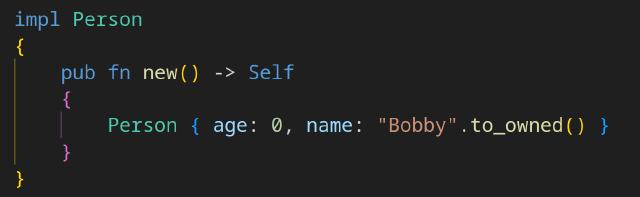 Constructor in Rust Constructor in Rust
